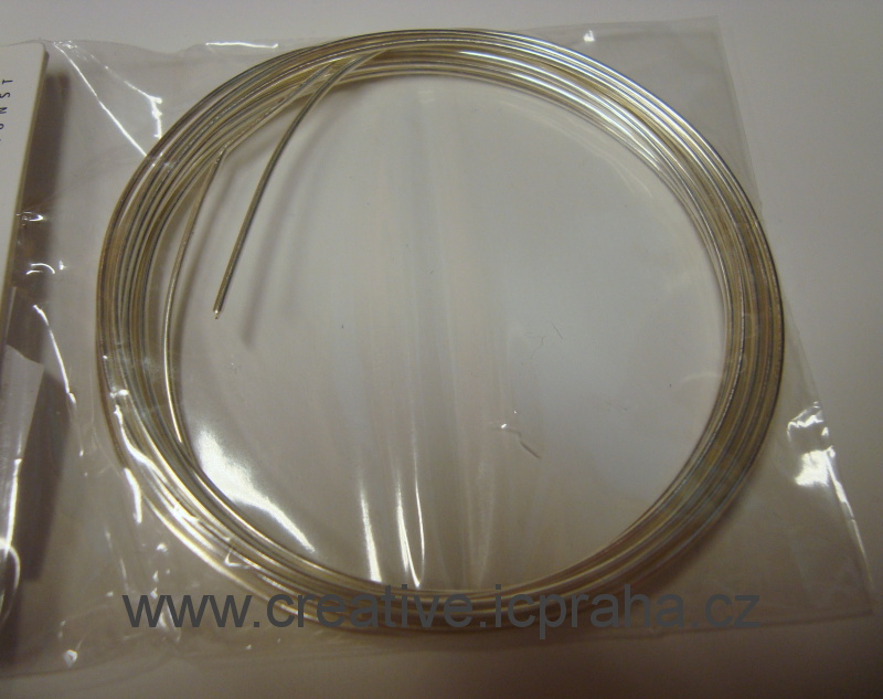 drát stř. s měd. vnitřkem 1,2mm / cca 3m 2402300